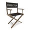 Director Chair Shows Film Producer Or Moviemaker