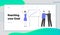 Director Congratulate Workers for Successful Work Website Landing Page. Boss Shaking Hand to Office Employee