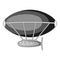 Dirigible icon monochrome