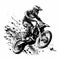 Dirt Bike Super Jump. Generative AI