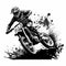 Dirt Bike Super Jump. Generative AI