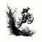 Dirt Bike Super Jump. Generative AI