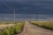 Dirt road in eastern Colorado prairie