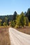 Dirt road in Grand Tetons National Park