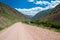 Dirt road in mountains