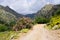 Dirt road in the mountains, Crete, Greece