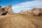 Dirt road into Vasquez Rock in California