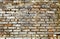 Dirty brick wall - grunge background