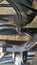 Dirty clutch cable clamp in Suzuki Satria fu