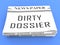 Dirty Dossier Newspaper Containing Political Information On The American President 3d Illustration