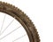 Dirty mountain bike tyre