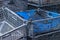 dirty net bins used in oyster farming