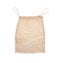 Dirty old brown textured sack isolated