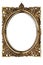 Dirty Old Ornamented Oval Picture Frame w/ Path