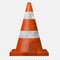 Dirty Signal Cone Isolated Transparent Background