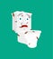 Dirty Toilet bowl and bed bugs. lavatory Cartoon Style Vector illustration