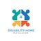 Disability home care logo designs