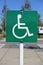 Disable parking sign