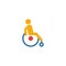 Disabled Accessibility icon. Simple element from city elements icons collection. Creative Disabled Accessibility icon ui, ux, apps