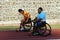 Disabled athletes