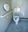 Disabled bathroom with the special water closet