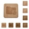 Disabled directory wooden buttons