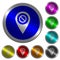 Disabled GPS map location luminous coin-like round color buttons