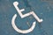 Disabled parking permit sign