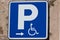 Disabled parking sign