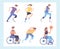 disabled people doing exercise