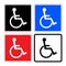 Disabled SET signs