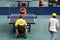 Disabled table tennis players