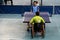 Disabled table tennis players