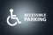 Disabled Wheel Chair Symbol Sign