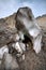 Disappearing glacier on the Alps