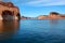 Disappearing between Lake Powell Cliffs