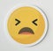 Disappointed emoticon emoji face icon