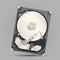 Disassembled hard drive gray background