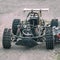 Disassembled RC model racing cars. Model cars without top