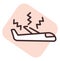 Disaster airplane noise, icon