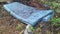 Discarded old mattress thrown in the farm