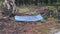 Discarded old mattress thrown in the farm