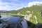 Discharge from Kurobe dam in Toyama