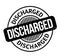 Discharged rubber stamp