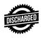 Discharged rubber stamp