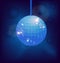 Disco ball dance vector design