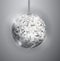 Disco ball isolated on grayscale background. Night Club party light element. Bright mirror silver ball design for disco
