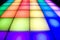 Disco dance floor with colorful lighting