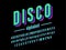 Disco font