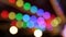Disco lights background funfair fairground synthwave retrowave rainbow bokeh lights rides moving flashing Night colors of the amu